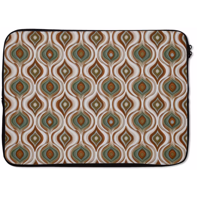 Motief - Patroon - Kleurrijk laptophoes neopreen klein 279 -zkaufland3dotto