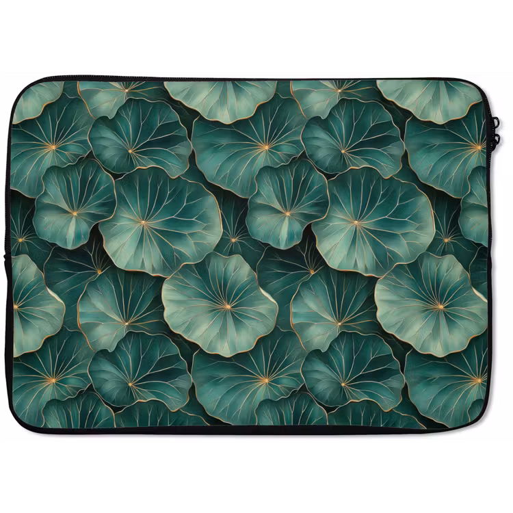 Patroon - Bladeren - Groen laptophoes neopreen klein 279 -zkaufland3dotto