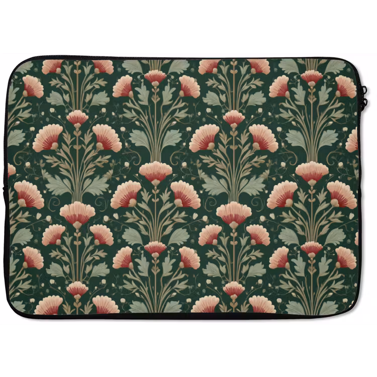 Patroon - Botanisch - Kleurrijk laptophoes neopreen klein 279 -zkaufland3dotto