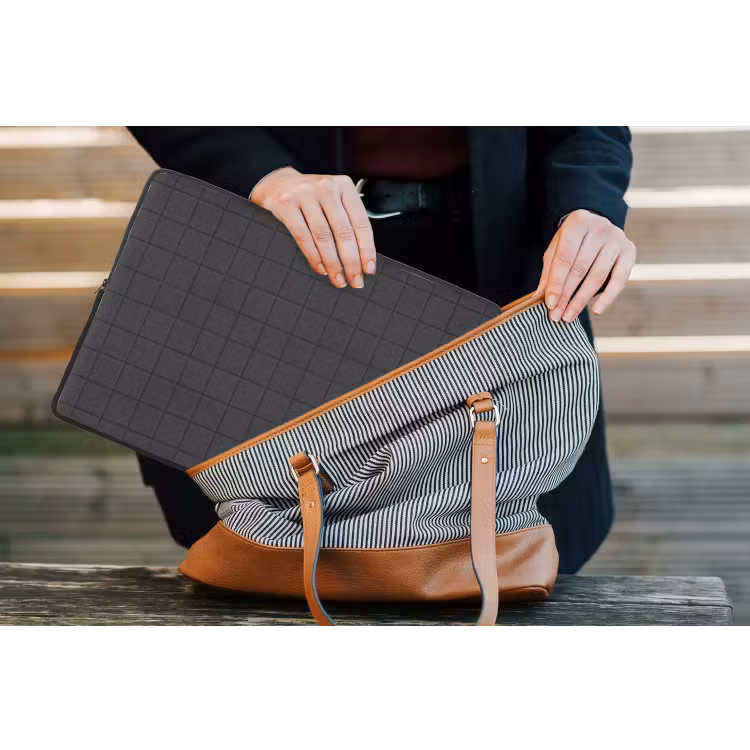 Patroon - Tegel - Antraciet laptophoes neopreen klein 279 -tas