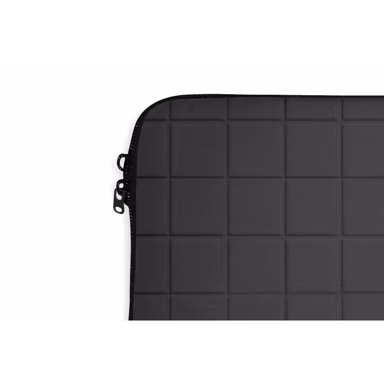 Patroon - Tegel - Antraciet laptophoes neopreen klein 279 -detail