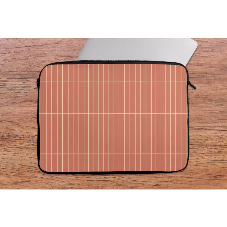 Patroon - Tegels - Terracotta laptophoes neopreen klein 279 -tafel