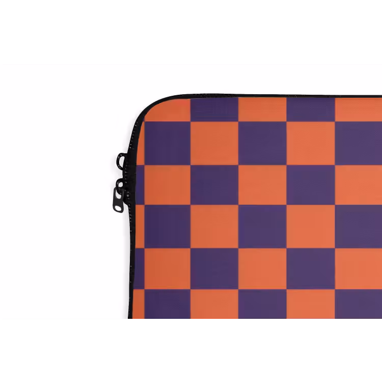 Patroon - Klassiek - Paars laptophoes neopreen klein 279 -detail