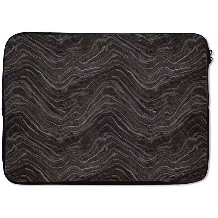 Patroon - Contrast - Antraciet laptophoes neopreen klein 279 -zkaufland3dotto