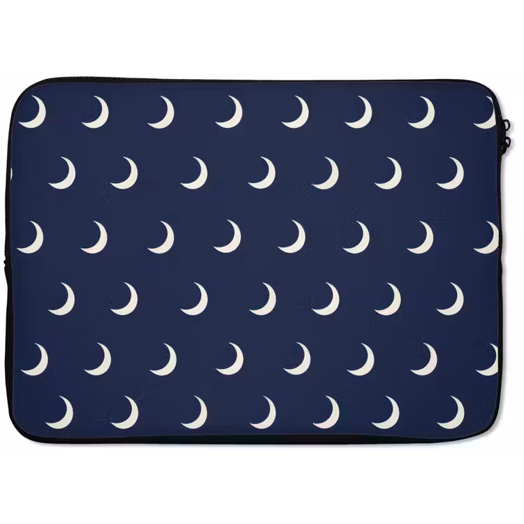 Patroon - Manen - Blauw laptophoes neopreen klein 279 -zkaufland3dotto