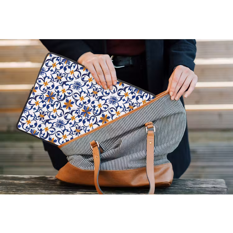 Patroon - Modern - Kleurrijk laptophoes neopreen klein 279 -tas
