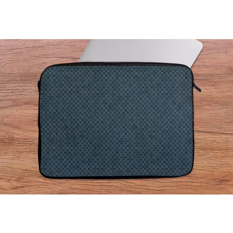 Patroon - Mozaïek - Groen laptophoes neopreen klein 279 -tafel