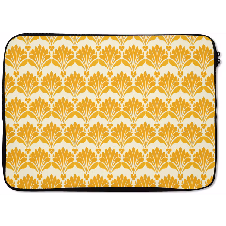 Patroon - Motief - Geel laptophoes neopreen klein 279 -zkaufland3dotto