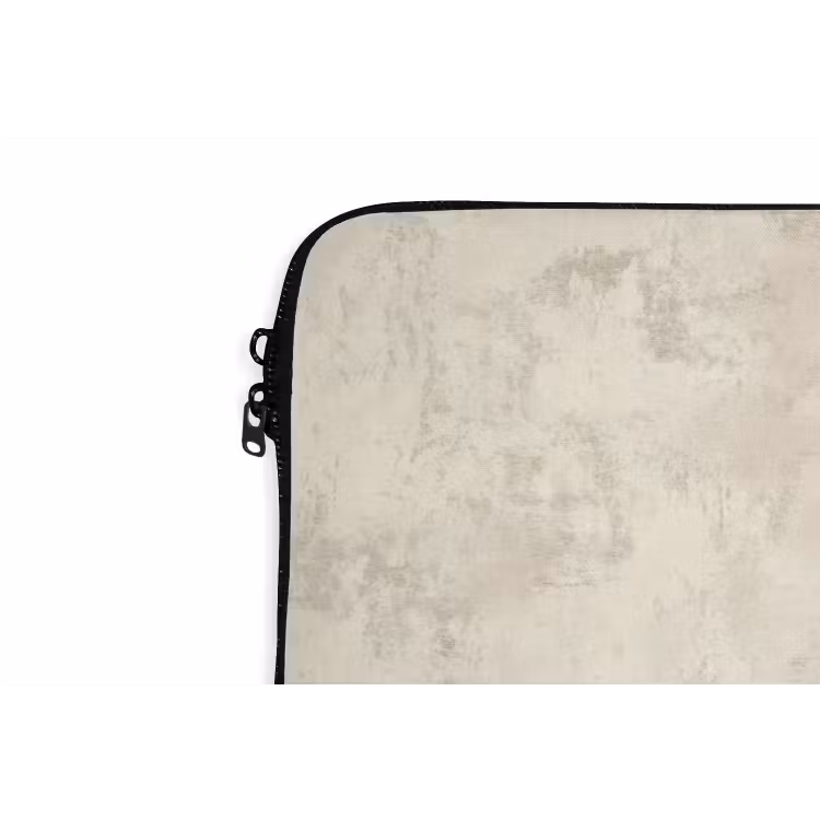 Patroon - Organisch - Beige laptophoes neopreen klein 279 -detail