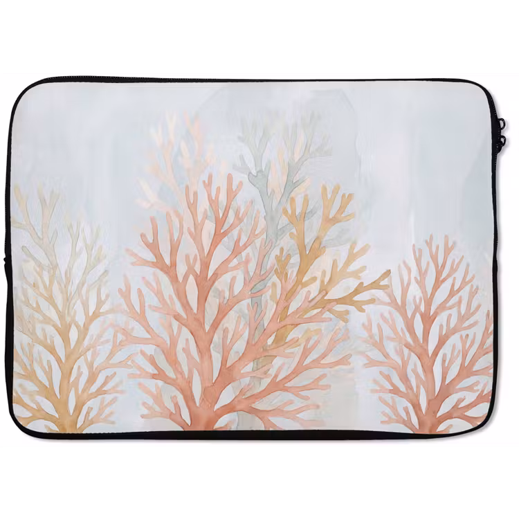 Natuur - Abstract - Aquarel - Organisch - Warm laptophoes neopreen klein -zkaufland3dotto