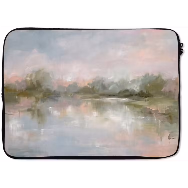 Natuur - Landschap - Abstract - Water - Groen laptophoes neopreen klein -zkaufland3dotto