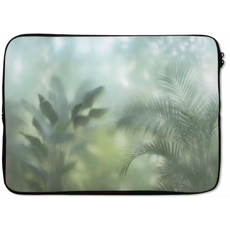 Natuur - Vervaagd - Groen - Abstract - Modern laptophoes neopreen klein -zkaufland3dotto