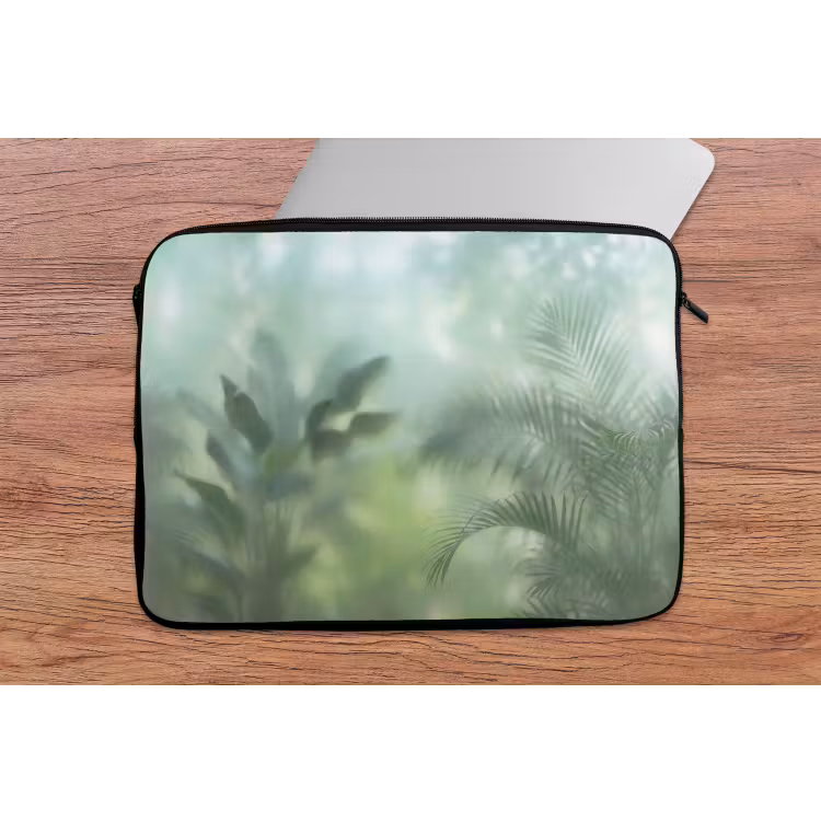 Natuur - Vervaagd - Groen - Abstract - Modern laptophoes neopreen klein -tafel