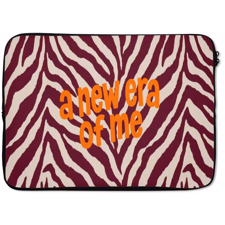 New era - Bordeaux - Zebraprint laptophoes neopreen klein -zkaufland3dotto