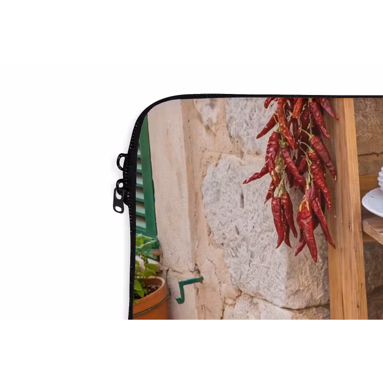 Laptop hülle - Obst – Markt – Frisch - Fruit - Markt - Vers laptophoes neopreen klein