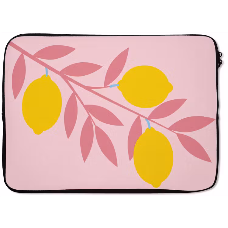 Fruit - Tak - Natuur - Abstract - Roze laptophoes neopreen klein -zkaufland3dotto