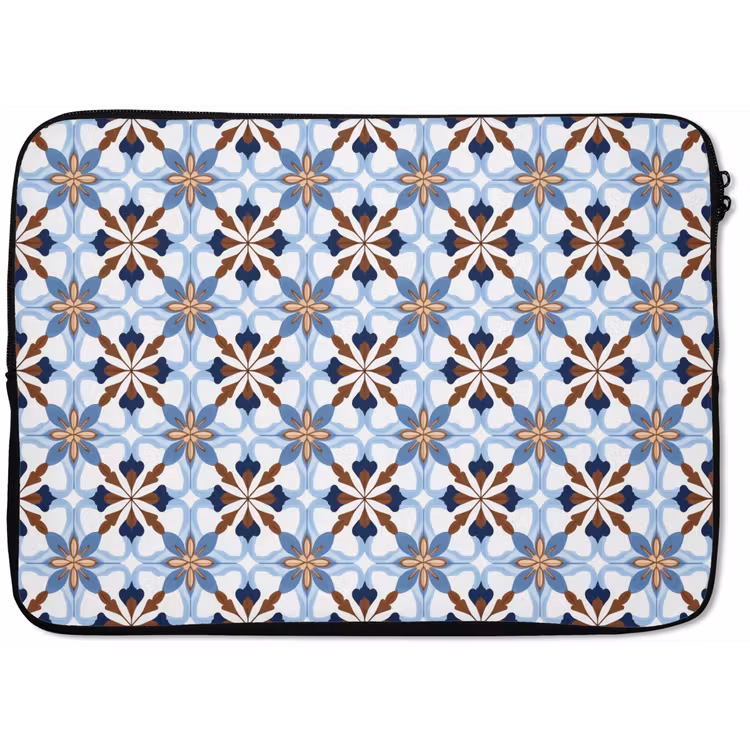 Ornament - Tegel - Kleurrijk laptophoes neopreen klein 279 -zkaufland3dotto