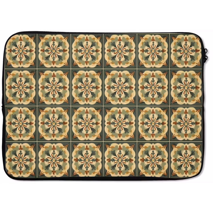 Ornament - Patroon - Groen laptophoes neopreen klein 279 -zkaufland3dotto