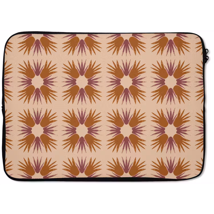 Ornament - Patroon - Oker laptophoes neopreen klein 279 -zkaufland3dotto