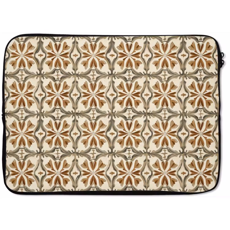 Siertegel - Patroon - Bruin laptophoes neopreen klein 279 -zkaufland3dotto