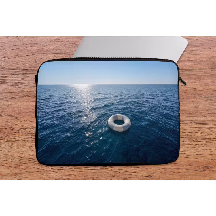 Oceaan - Zwemband - Horizon laptophoes neopreen klein -tafel