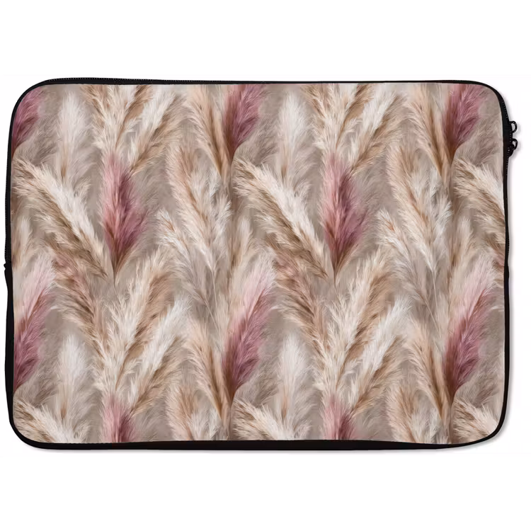 Pampasgras - Pluizig - Kleurrijk laptophoes neopreen klein 279 -zkaufland3dotto