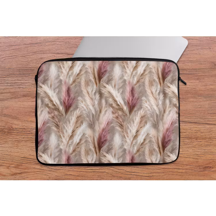 Pampasgras - Pluizig - Kleurrijk laptophoes neopreen klein 279 -tafel