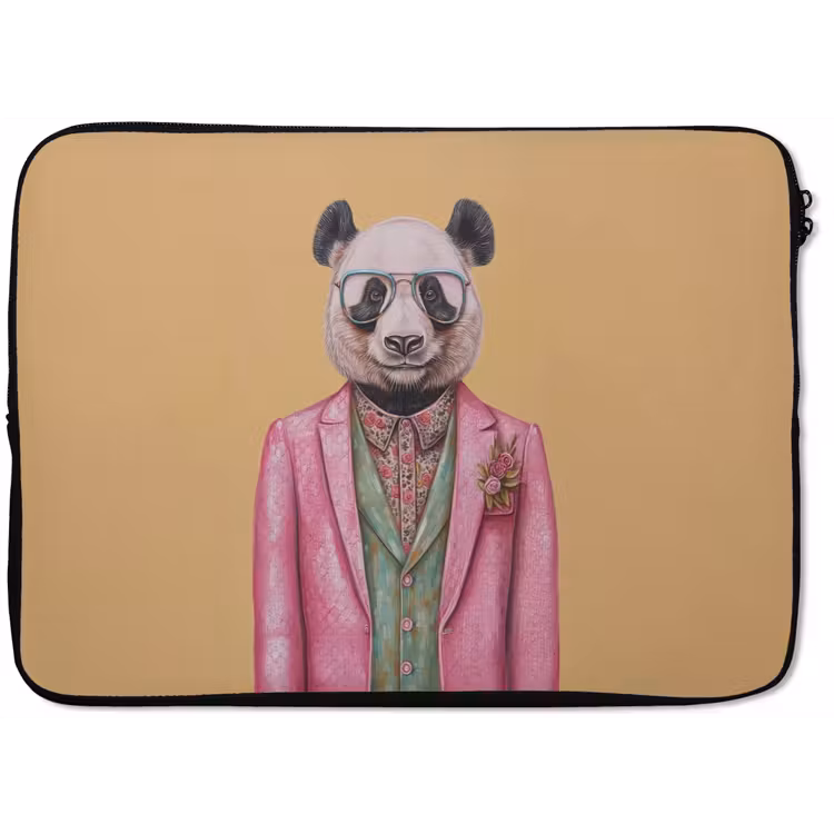 Panda - Pak - Zonnebril - Blauw laptophoes neopreen klein -zkaufland3dotto