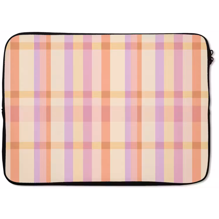 Pastel - uitpatroon - Geometrisch laptophoes neopreen klein 279 -zkaufland3dotto