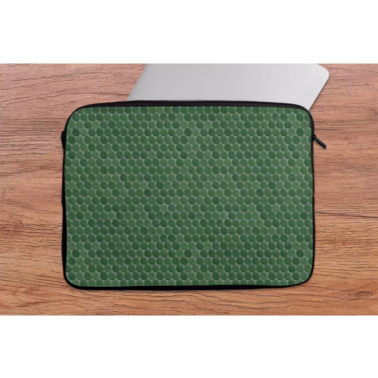 Penny - Mozaïek - Bosgroen - Green laptophoes neopreen klein 279 -tafel