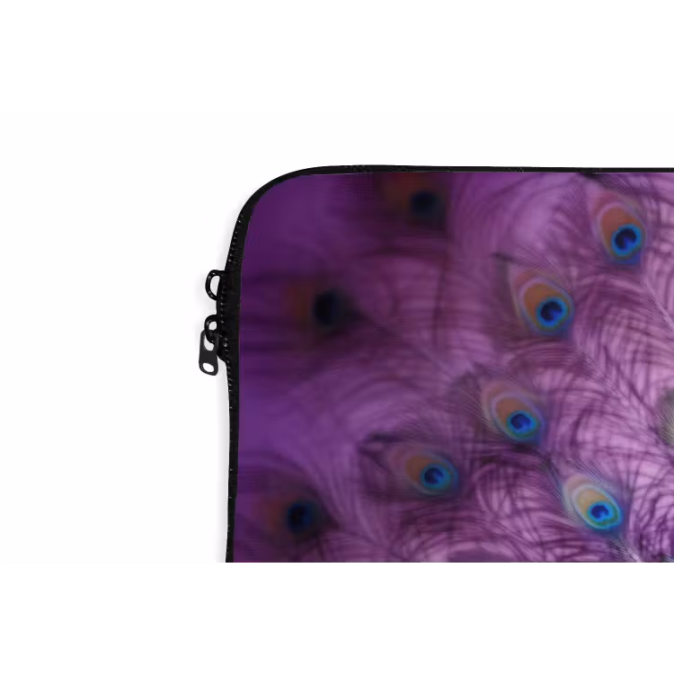 Pauw - Koksmuts - Cool - Paars laptophoes neopreen klein -detail