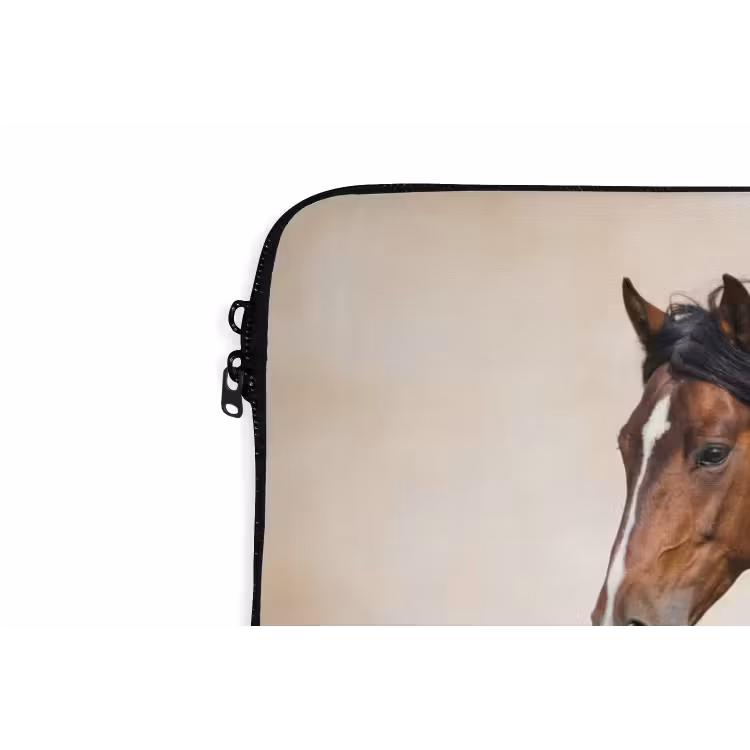 Paard - Galop - Energie laptophoes neopreen klein -detail