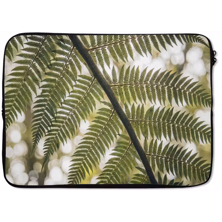 Plant - Blad - Natuur - Groen - Detail laptophoes neopreen klein -zkaufland3dotto