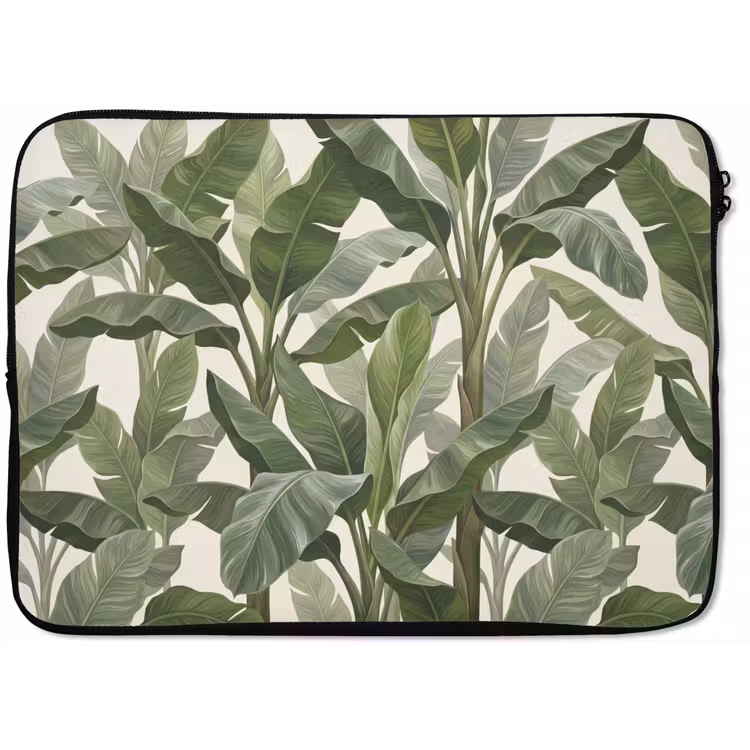 Planten - Bladeren - Tropisch - Groen laptophoes neopreen klein -zkaufland3dotto