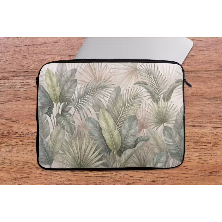 Planten - Tropisch - Bladeren - Groen - Natuur laptophoes neopreen klein -tafel