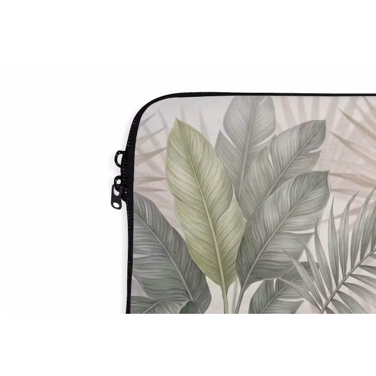 Planten - Tropisch - Bladeren - Groen - Natuur laptophoes neopreen klein -detail