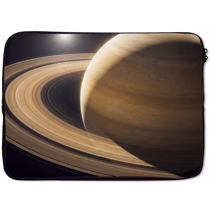 Laptop hülle - Planet – Ringe – Weltraum - Planeet - Ringen - Ruimte laptophoes neopreen klein