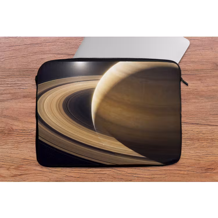 Laptop hülle - Planet – Ringe – Weltraum - Planeet - Ringen - Ruimte laptophoes neopreen klein