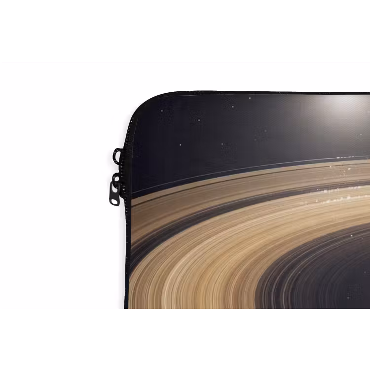 Laptop hülle - Planet – Ringe – Weltraum - Planeet - Ringen - Ruimte laptophoes neopreen klein