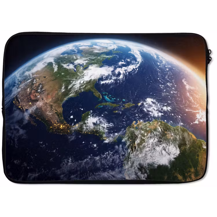 Laptop hülle - Planet – Weltraum – Kosmos - Planeet - Ruimte - Kosmos laptophoes neopreen klein