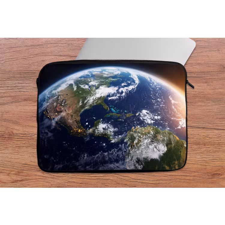 Laptop hülle - Planet – Weltraum – Kosmos - Planeet - Ruimte - Kosmos laptophoes neopreen klein