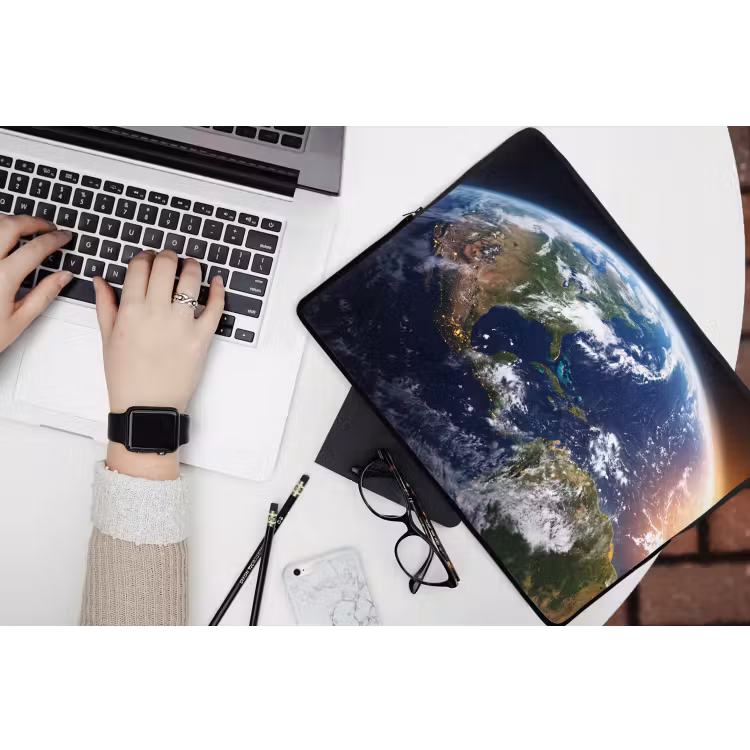 Laptop hülle - Planet – Weltraum – Kosmos - Planeet - Ruimte - Kosmos laptophoes neopreen klein