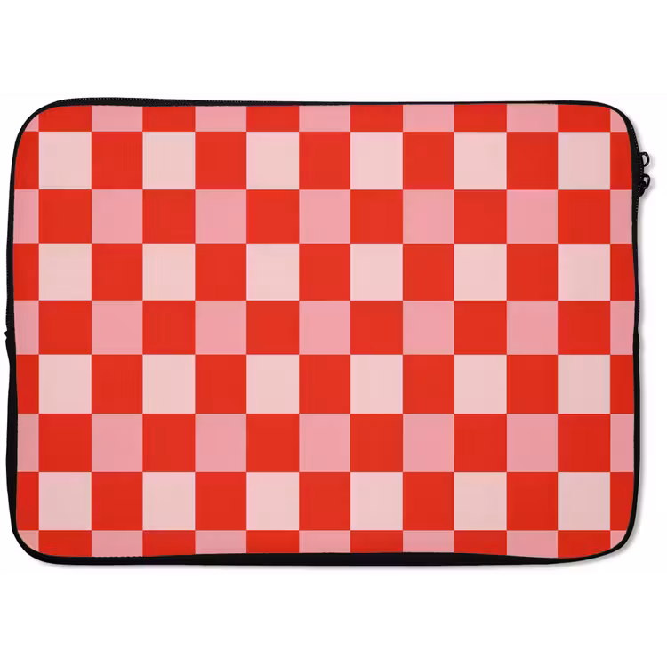 Vierkant - Klassiek - Rood laptophoes neopreen klein 279 -zkaufland3dotto
