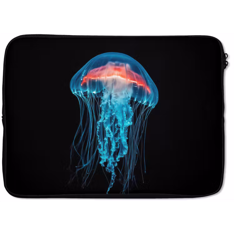 Kwal - Tentakels - Blauw - Licht laptophoes neopreen klein -zkaufland3dotto