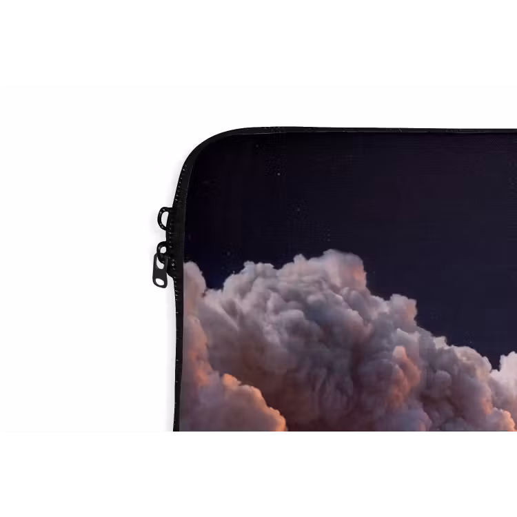 Laptop hülle - Raumfahrzeug – Start – Sterne - Ruimtevaartuig - Lancering - Sterren laptophoes neopreen klein