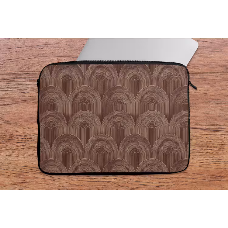 Ritmisch - Effect - Bruin laptophoes neopreen klein 279 -tafel