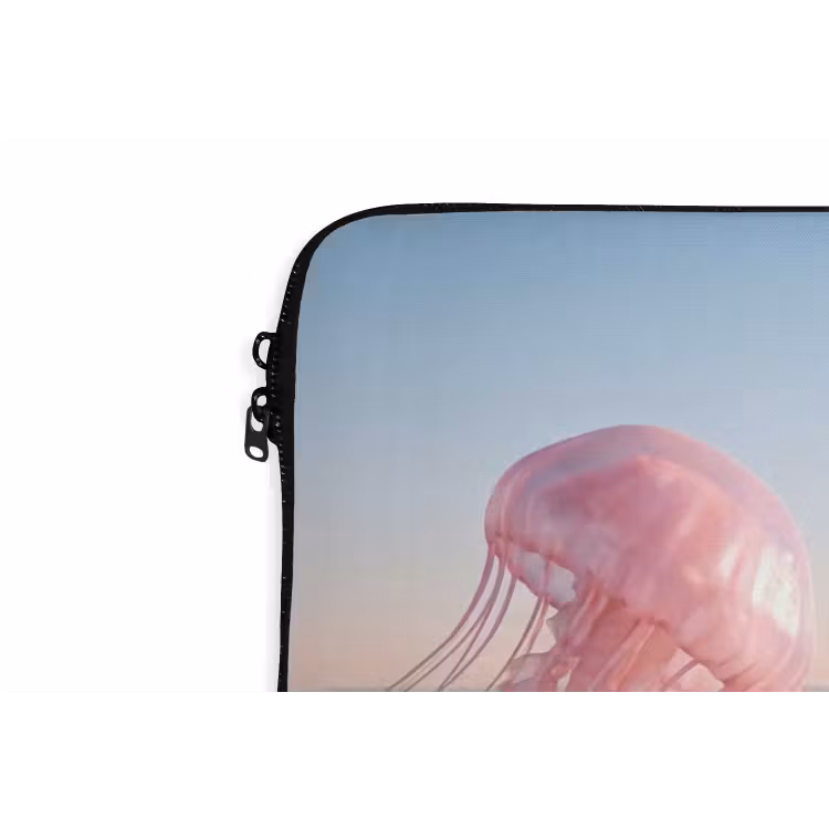 Laptop hülle - Rosa Tier – Wolken - Roze dier - Wolken laptophoes neopreen klein