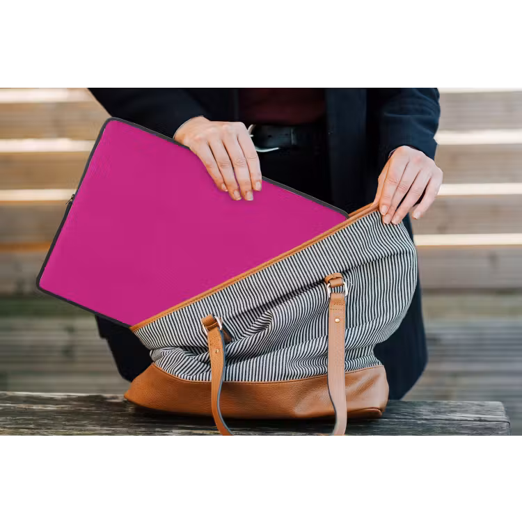 Velvet - Magenta - Roze laptophoes neopreen klein 279 -tas
