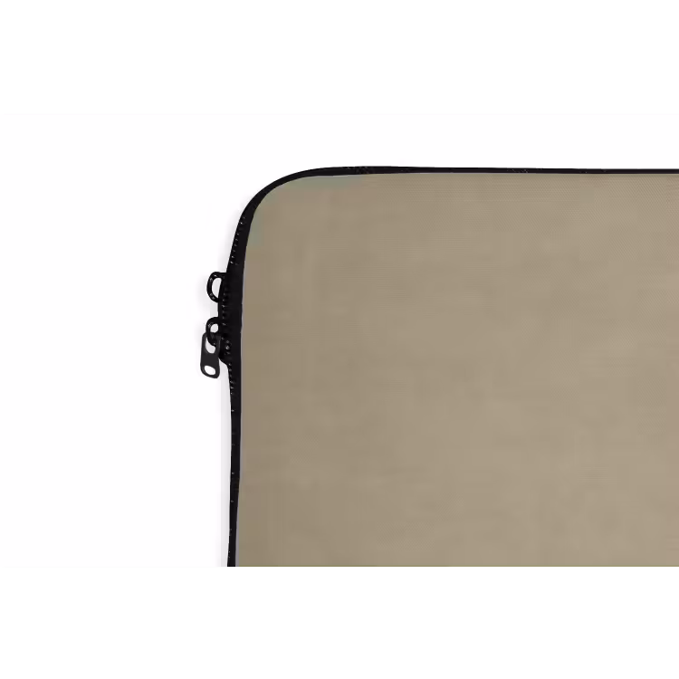 Zandkleur - Korrelige structuur - Beton laptophoes neopreen klein 279 -detail