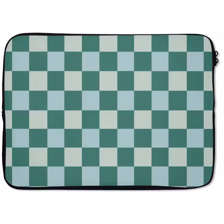 Schaak - Klassiek - Groen laptophoes neopreen klein 279 -zkaufland3dotto